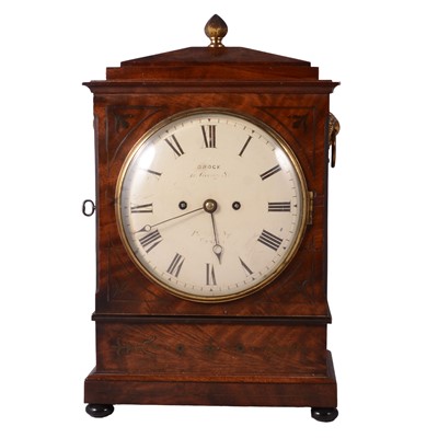 Lot 200 - William IV mahogany bracket clock