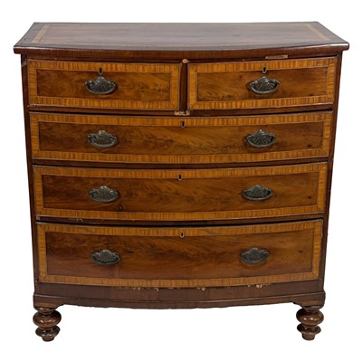 Lot 214 - George IV mahogany chest of drawers