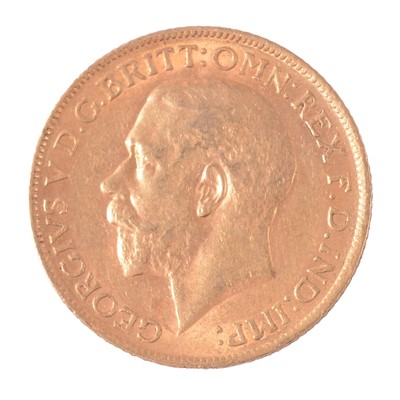 Lot 143 - A Gold Full Sovereign Coin, George V 1913.
