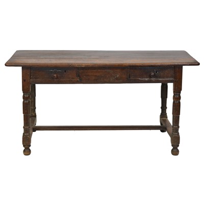 Lot 489 - Joined oak side table