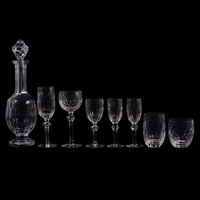Lot 96 - Waterford Crystal, a suite of cut glass stemware