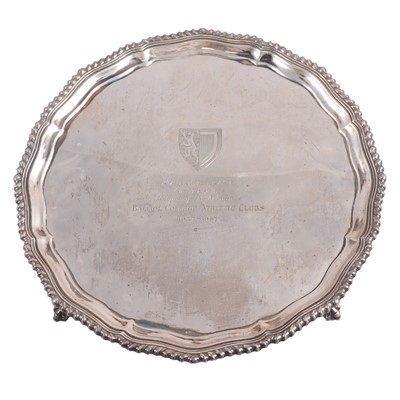 Lot 360 - Silver salver