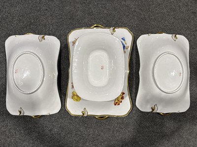 Lot 6 - Spode porcelain botanical dessert service