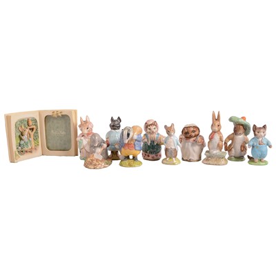 Lot 23 - Collection of Beswick and Royal Albert Beatrix Potter figures.