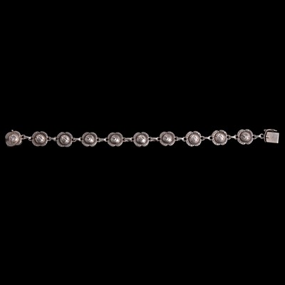 Lot 512 - Georg Jensen of Denmark - a silver bracelet number 44.