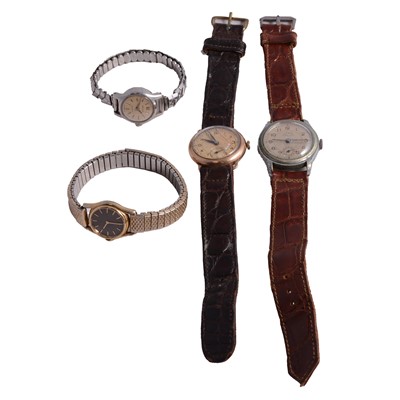 Lot 449 - Four wristwatches - two ladies' and two gentlemen's.