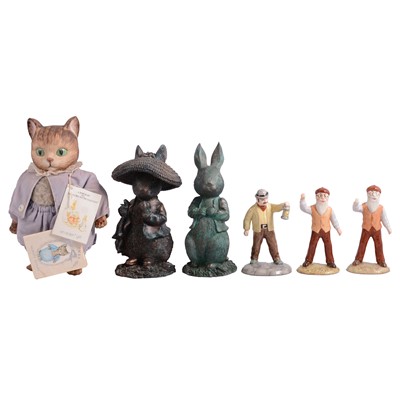 Lot 17 - Beswick Beatrix Potter model, Farmer Potatoes, other models