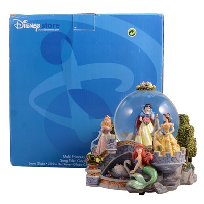 Lot 265 - Disney Store, a large musical Snow Globe 'Multi Princess'