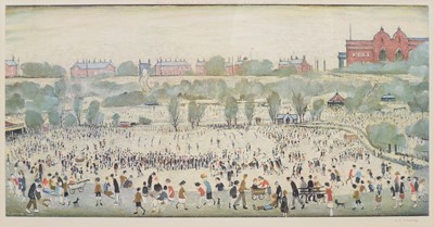 Lot 180 - Laurence Stephen Lowry (1887-1976), Peel Park, Salford