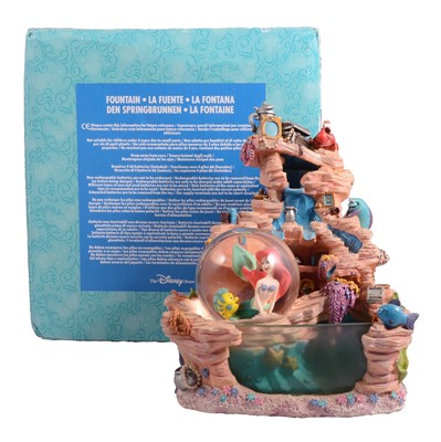 Lot 211 - Disney Store, a large musical Snow Globe 'The Little Mermaid - Fountain'