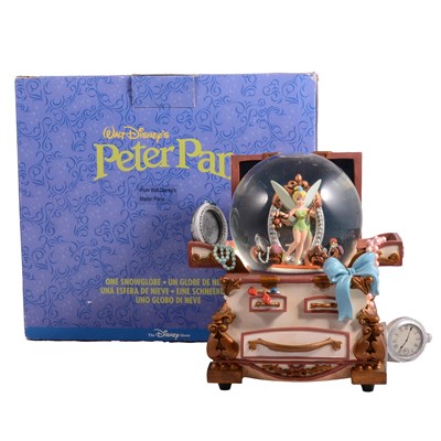 Lot 257 - Disney Store, a musical Snow Globe 'Peter Pan - Tinkerbell'