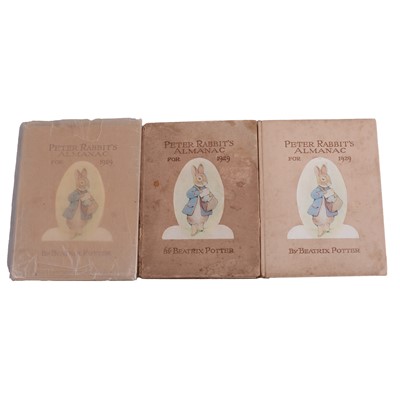 Lot 29 - Peter Rabbit's Almanac for 1929, three copies