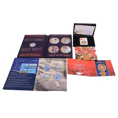 Lot 319 - Collection of British coins and bank notes.