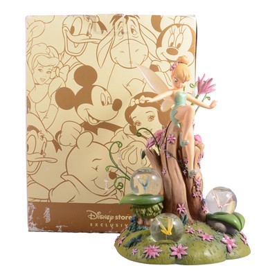 Lot 213 - Disney Store Exclusive, a musical Snow Globe 'Tinkerbell - Multi mini globes'