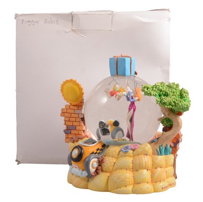 Lot 210 - Disney Store, two musical Snow Globes 'Who Framed Roger Rabbit' and 'Tarzan'