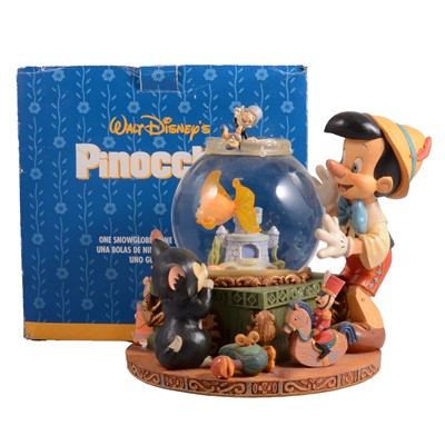 Lot 258 - Disney Store, a musical Snow Globe 'Pinocchio - Toyland'
