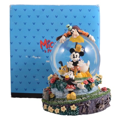 Lot 245 - Disney Store, a musical Snow Globe 'Mickey and Friends'