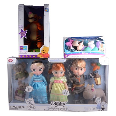 Lot 270 - Disney Store, a large Animators Collection 'Frozen' deluxe gift set, and two other toys