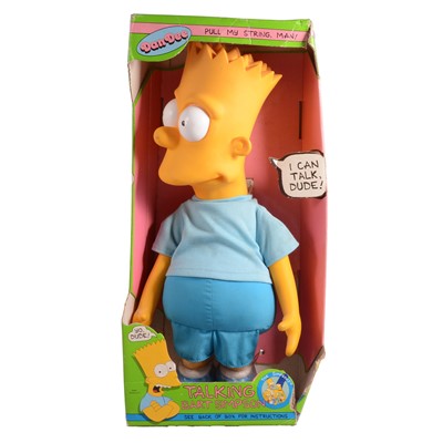 Lot 268 - Dan Dee, a large early 1990s Talking Bart Simpson toy doll