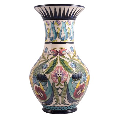 Lot 182 - Nicola Slaney for Moorcroft Pottery, an 'Iznik' design limited edition vase