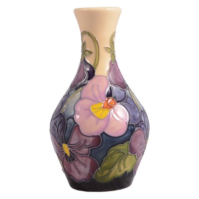 Lot 171 - Rachel Bishop for Moorcroft Pottery, a 'Tricolour' design vase