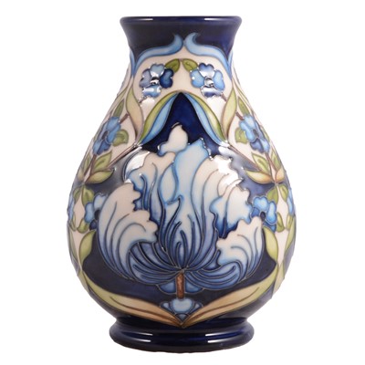 Lot 172 - Rachel Bishop for Moorcroft Pottery, a 'Rough Hawksbeard' design vase