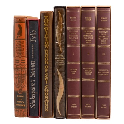 Lot 223 - The Folio Society - two small boxes of assorted books