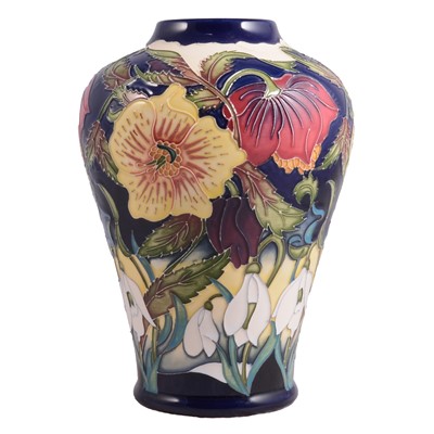Lot 174 - Rachel Bishop for Moorcroft Pottery, a large limited edition floral design vase, 2018