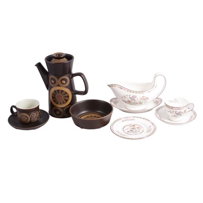 Lot 78 - Wedgwood Kutani crane service; and a Denby Arabesque dinner service