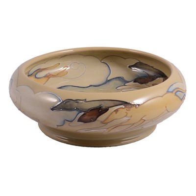 Lot 141 - Emma Bossons for Moorcroft Pottery, a 'Wind Runner' open bowl
