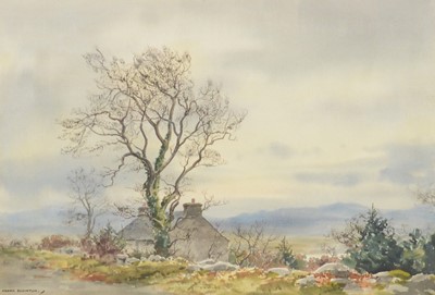 Lot 129 - Frank Egginton (1908-1999), Landscape with a croft