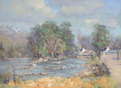 Lot 130 - William Wright Campbell (1913-1992), The Falls of Dochart