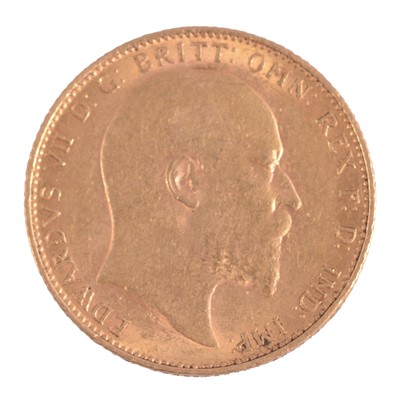 Lot 141 - A Gold Full Sovereign Coin, Edward VII 1906.