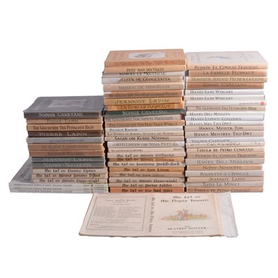 Lot 44 - Quantity of Beatrix Potter books, foreign language translations
