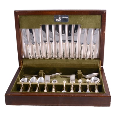 Lot 89 - Roberts & Dore silver plated canteen of cutlery