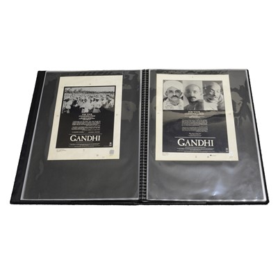 Lot 240 - Film interest, Proof lobby cards for the film Ghandi, lobby card prints