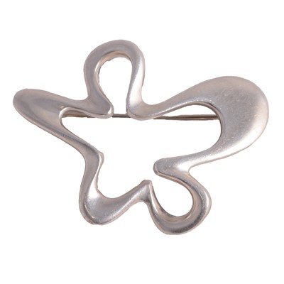 Lot 357 - Henning Koppel for Georg Jensen of Denmark - a silver Splash brooch number 321.