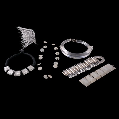 Lot 378 - A collection of modern designer perspex jewellery.