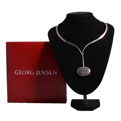 Lot 349 - Vivianna Torun Bulow-Hube for Georg Jensen - a silver neck torque number 169.
