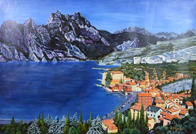 Lot 398 - B G Stephens, Lake Garda.