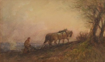 Lot 165 - Sir George Clausen (1852-1944), Eventide