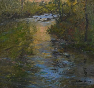 Lot 171 - Julius Olsson (1864-1942), Tranquil River