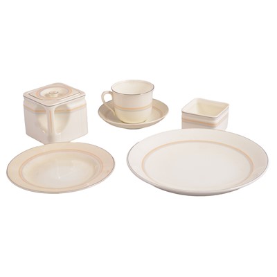 Lot 62 - Cunard White Star, a Grosvenor China, Stoniers Liverpool part teaset