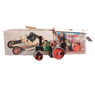Lot 219 - Mamod steam engine, SR 1a, boxed; and Mamod Steam Roadster Car, boxed