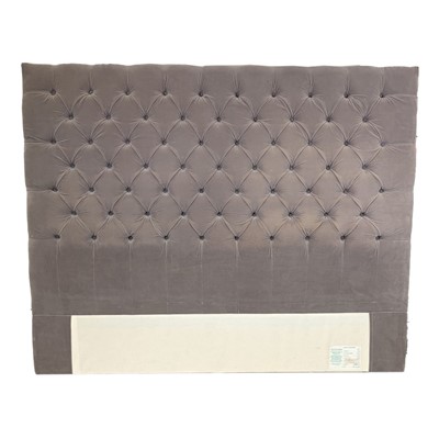 Lot 386 - Modern upholstered headboard