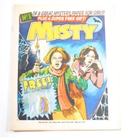Lot 1341B - Misty Comic no.1, 4th Feburary 1978, with...