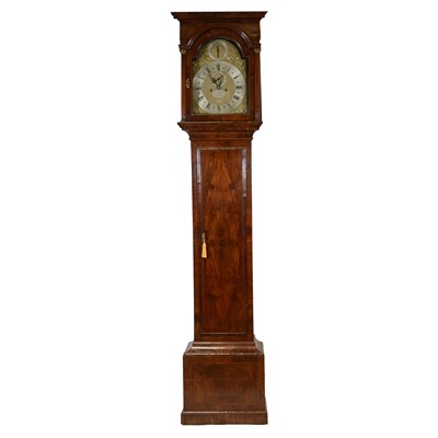 Lot 204 - George II walnut longcase clock, Daniel Wood, London