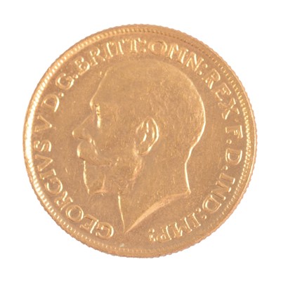Lot 144 - A Gold Full Sovereign Coin, George V 1917 Perth Mint.