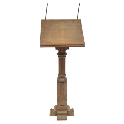 Lot 436 - Victorian oak lecturn