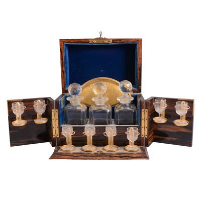 Lot 174 - Victorian coromandel decanter box